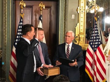 Ric Grenell and Mike Pence