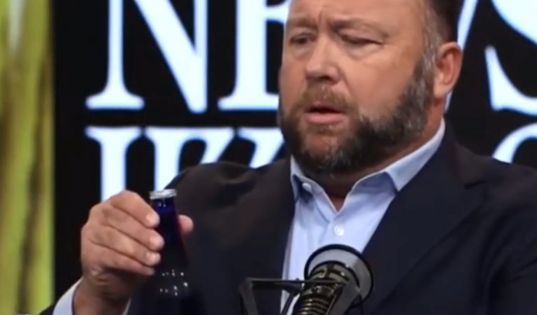 Alex Jones goes Zapruder Film on Elizabeth Warren Opening a Bottle of Beer