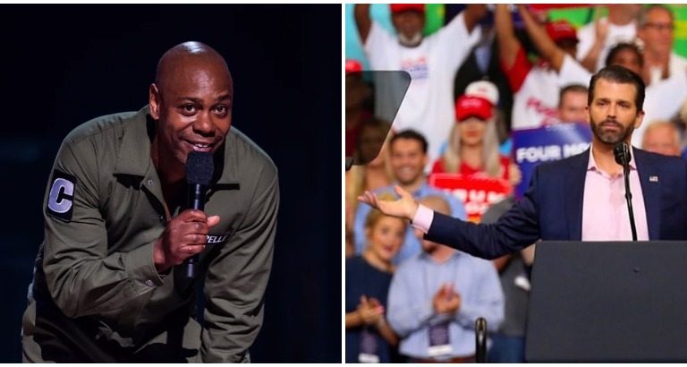 Donald Trump Jr. Shares Dave Chappelle’s Jussie Smollett Joke, Critics Mad