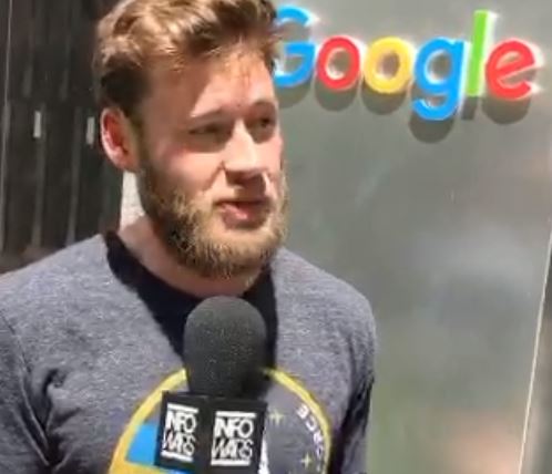 Infowars Host Owen Shroyer Harassed Outside Google’s Austin Facility For Recording Infowars Host Owen Shroyer Harassed Outside Google’s Austin Facility For Recording